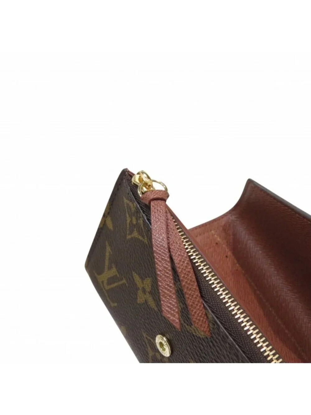 Louis Vuitton Portefeuille Victorine Monogram Trifold Wallet Canvas